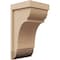 Ekena Millwork 9"W x 9"D x 18"H Wide Bryant Rough Cedar Woodgrain TimberThane Corbel, Primed Tan CORUR09X09X18BRYRCPR - alternate 1